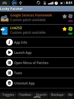 Patch Link2sd Lucky Patcher